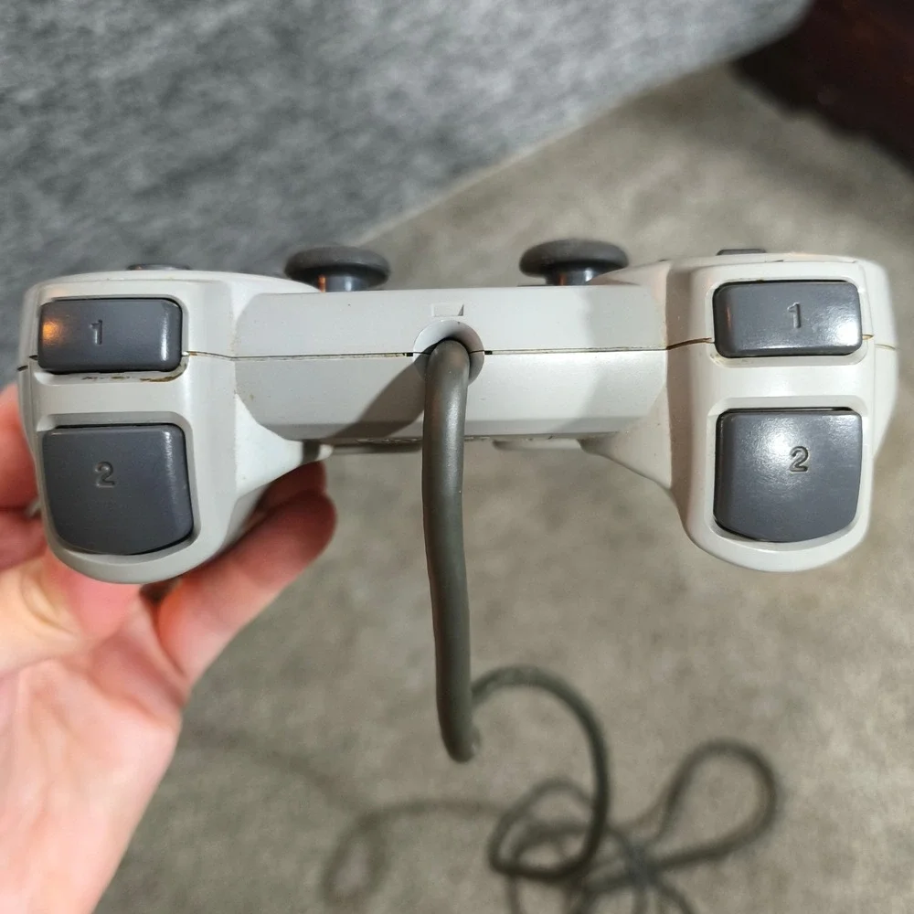 Sony PlayStation DualShock Analog Controller Grey SCPH-1200 PS1 Wired Gamepad